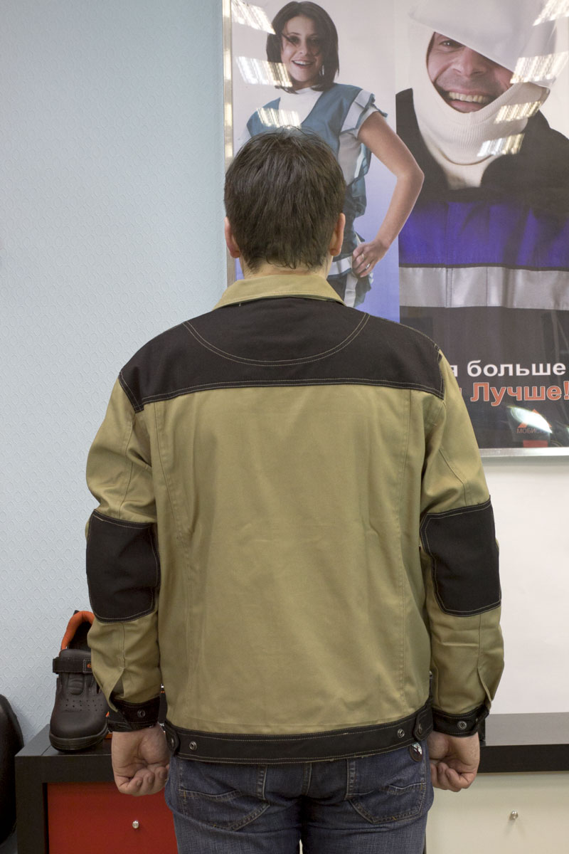 Рабочая куртка Нареллан Черва CERVA Чехия - фото сзади