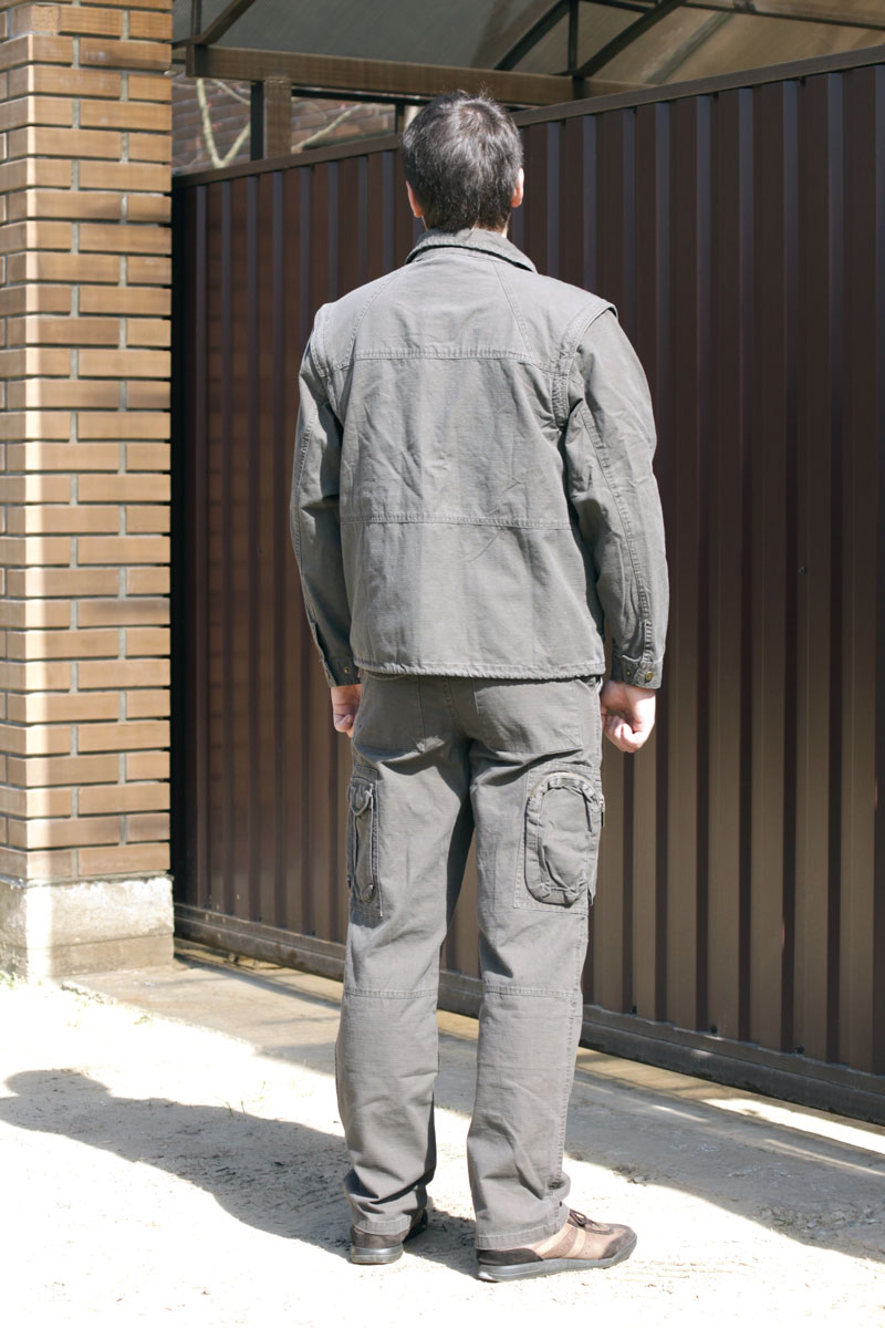 Комплект рабочей одежды УКАРИ фотография модели вид сзади