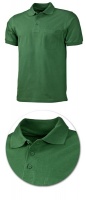 Рубашка поло с кармашком модель 1721 зеленая